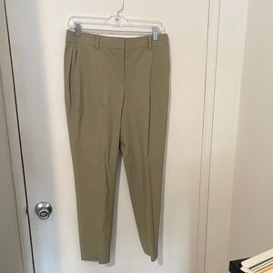 Theory Olive Straight Dress Pants